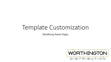 OmniTouch 7 Template Customization Part 2-2 - Customizing Home Pages
