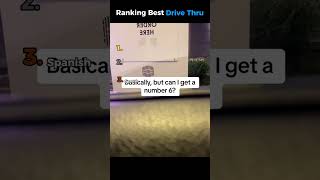 Ranking Best Drive Thru