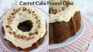 Carrot Cake Pound Cake