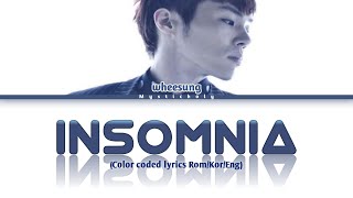 Wheesung — Insomnia Color codeds Rom/Han/Eng