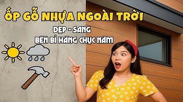 Gỗ nhựa composite ốp tường ngoài trời – Giải pháp đột phá chống nắng mưa, bền đẹp vượt thời gian!