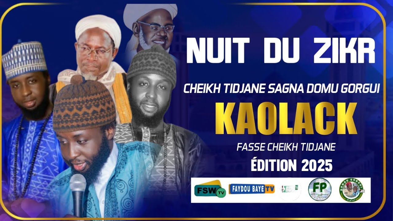 🔴 (DIRECT ) Fasse Cheikh Tidjane (  Nuit Du Zikr Annuelle) De Baye Cheikh Tidjane sagna