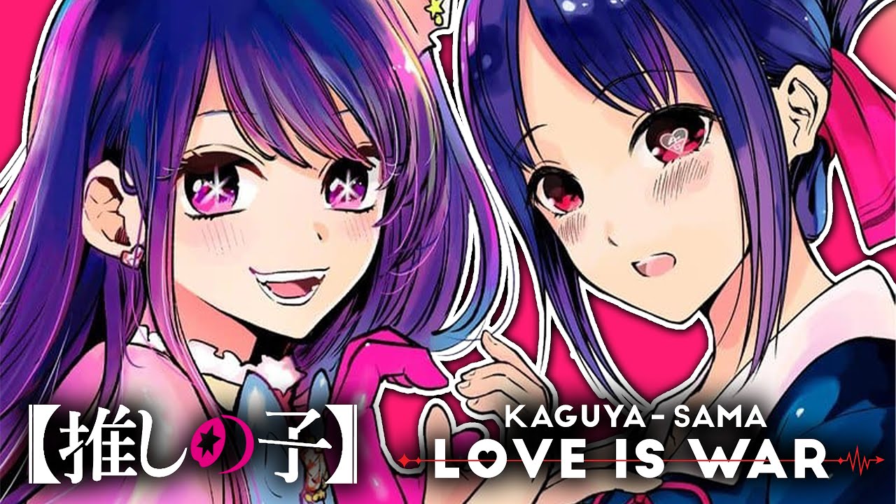 Kaguya-sama: Love is War & Oshi no ko are on the cover of the