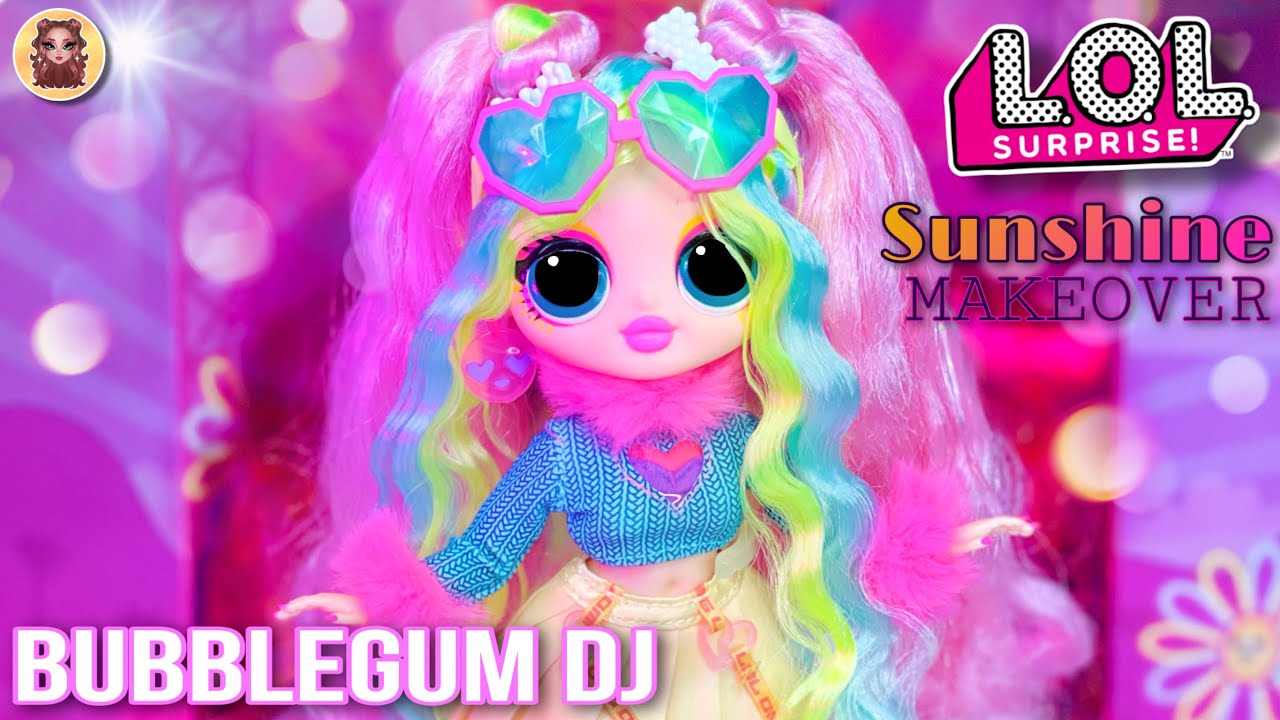 L.O.L. Surprise! OMG Sunshine Makeover Color Change Fashion Doll - Bubblegum DJ