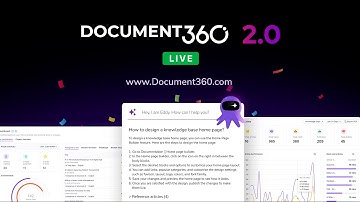 Global Launch Event | Document360 2.0