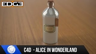 Cinema4D & Vray Tutorial - Alice In Wonderland Bottle part 1