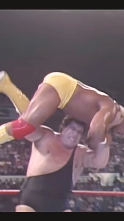 {Hulk Hogan vs Andre The Giant Main Event 1988 WWF Championship Match} #wwe #subscribe