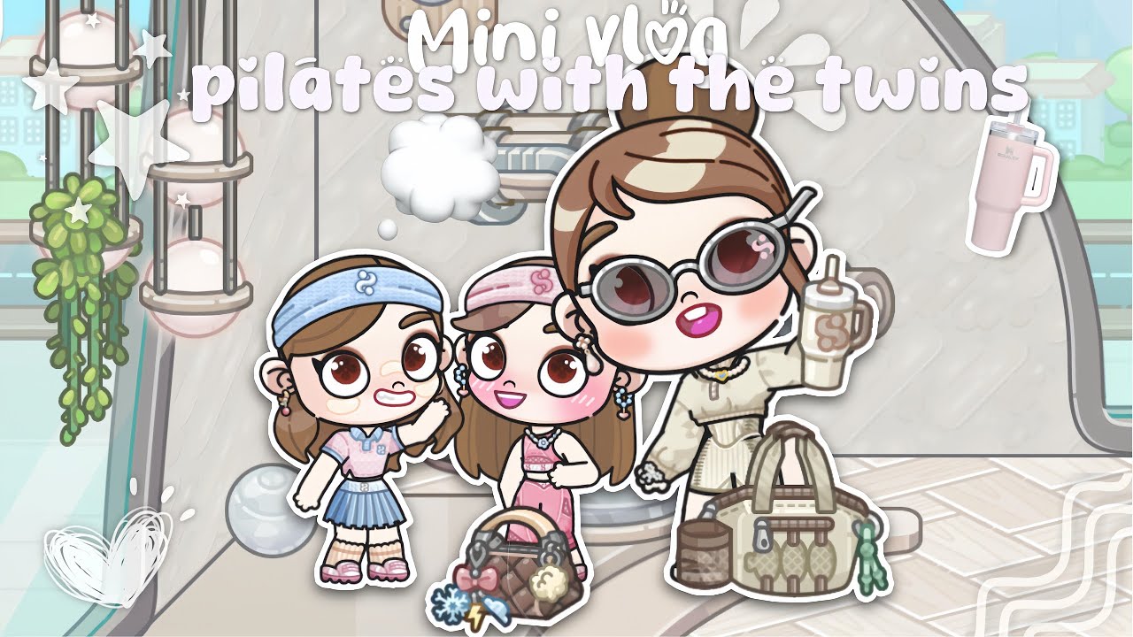 PILATES WITH THE TWINS || MINI VLOG AVATAR WORLD✨