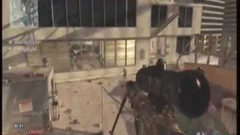 Modern Warfare 2 Quick scope/ Throwing Knife Montage