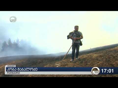 თუშეთში ხანძრის სალიკვიდაციო სამუშაოებში ავიაცია ჩაერთო LIVE