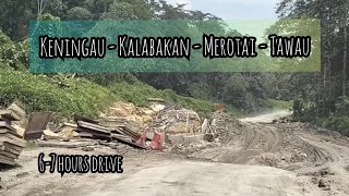 Trip Keningau to Tawau Via Jalan Kalabakan by Road 28.9.2023