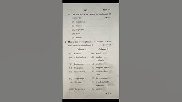 BEGC-131 DEC 2023 IGNOU Previous year question paper #ignou #pyq #pyqs #begc131 #jaipurstudyzone