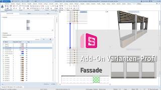ALLPLAN Add-On Varianten-Profil - Fassade