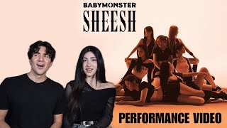 FIRST TIME REACTING TO A BABYMONSTER PERFORMANCE!! - ‘‘SHEESH’ PERFORMANCE VIDEO’