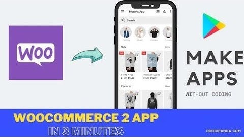 Turn woocommerce website into a native android app in just 3 minutes for free || No coding required