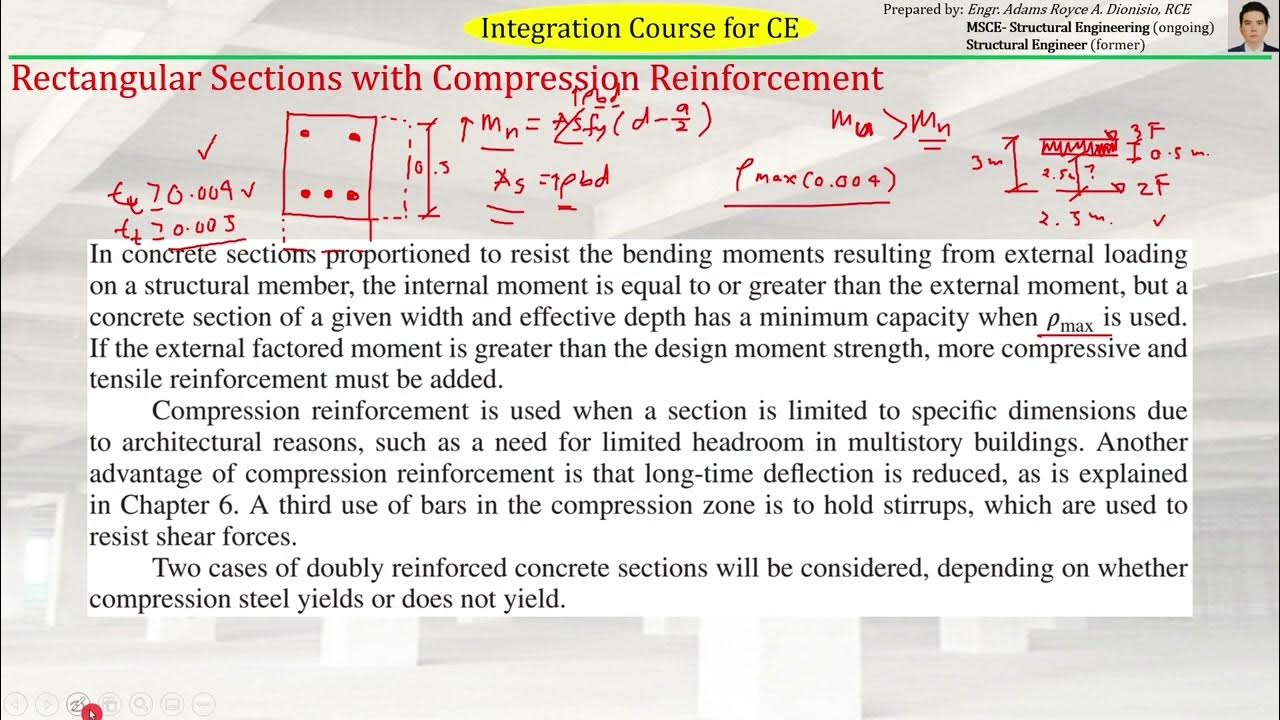 9 Reinforced Concrete Design Compression Steel Yields Compression