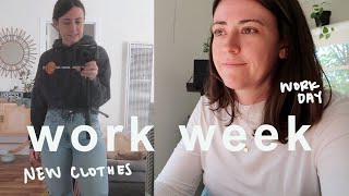 work week  new clothes, inoffice workday prep