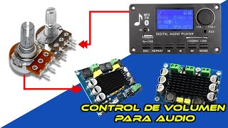 COMO CONTROLAR EL VOLUMEN CON UN POTENCIOMETRO PARA AMPLIFICADORES MONOAURAL Y ESTEREO