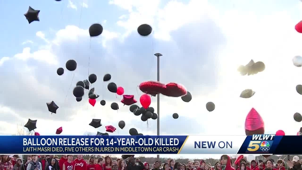 Community holds balloon release for 14-year-old killed in Middletown ...