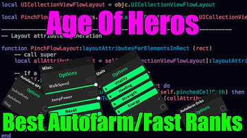 Age Of Heros |Hack/Script| Best Autofarm/Titan Rank Fast!|