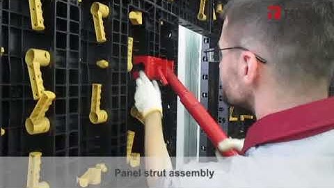 TECON Plastic Formwork TP60 Assembly for Modular House