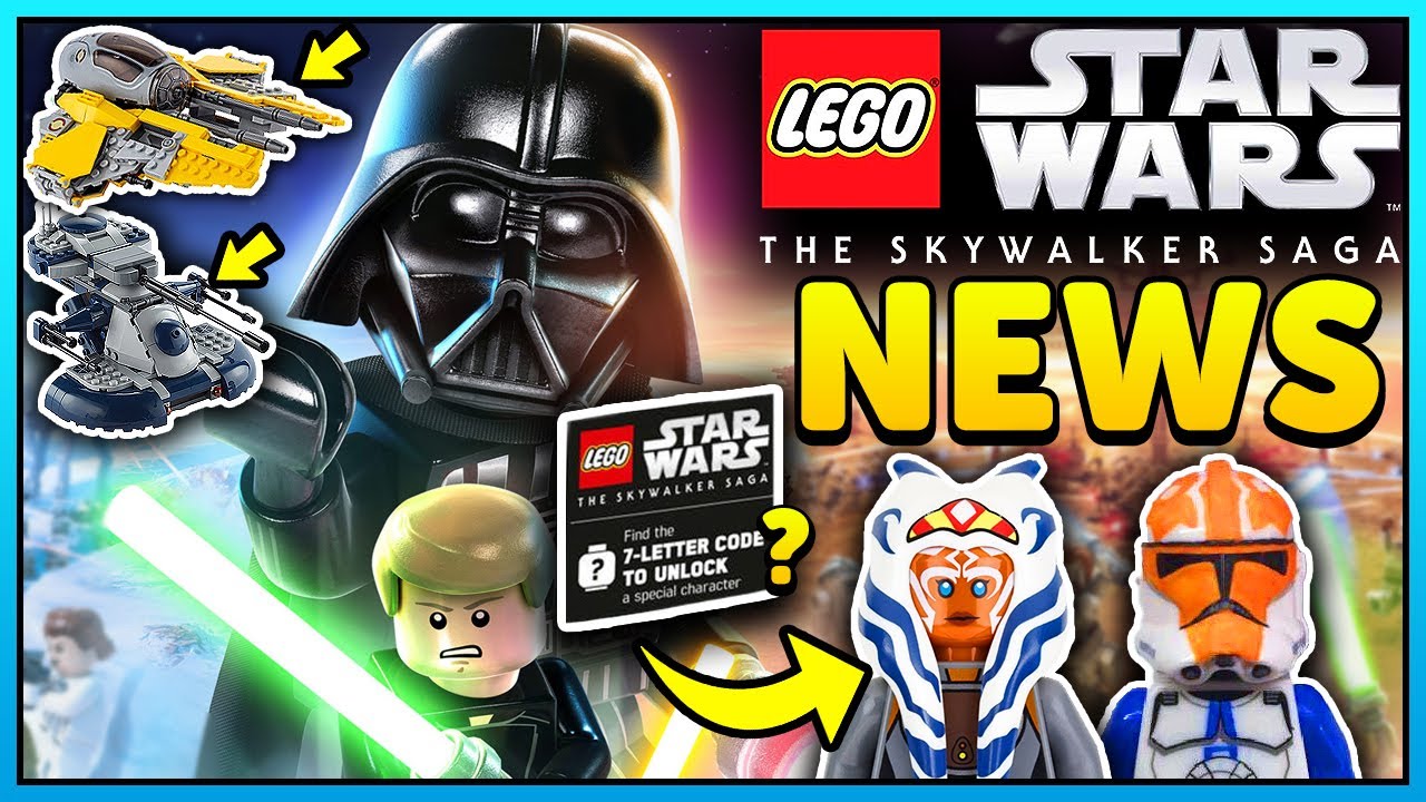 LEGO Star Wars The Skywalker Saga NEWS: Characters + Vehicles