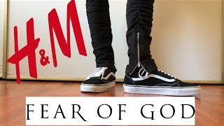 H&M Fear of God Style Zipper Pants & Crewneck Review!