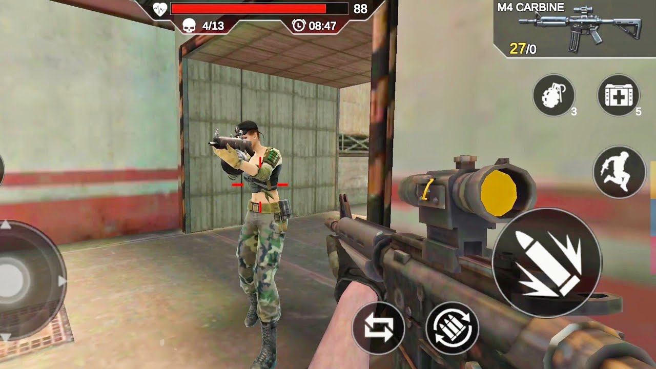 Gun Strike 2 Commando Secret Mission – FPS Shooting Games – Android GamePlay