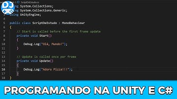 [Aula 09] Programando na Unity em C# | Curso: Começando na Unity e C#