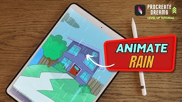 Procreate Dreams Level Up Tutorial - Animate Rain!