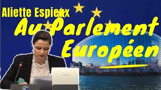 Intervention d&#39;Aliette Espieux au Parlement européen 16 février 2022