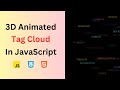 Create Interactive 3D Tag Clouds with JavaScript &amp; SVG