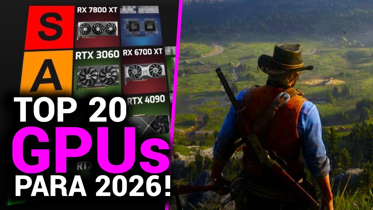 MELHORES PLACAS DE VÍDEO CUSTO BENEFÍCIO PARA VOCÊ COMPRAR EM 2026!