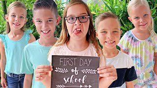 FIRST DAY OF SCHOOL!!!