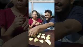 Chips Challenge With Wife 👀 #husbandparithabangal #funny #comedy #couples #couplecomedy #trend