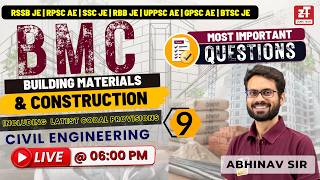 9.BMC | Most Expected Questions | RSSB JE | RPSC AE | SSC & RRB JE | UPPSC AE | GPSC AE | ZONE TECH