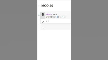 MCQ 40 #viral #trending #shortvideo #reels #python #hackerrank #hackerearth #codechef #leetcode