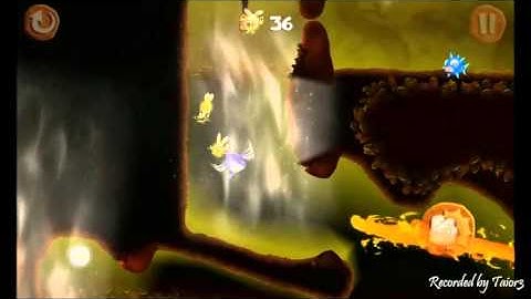 Rayman Fiesta Run Level 27 Invaded Dragon Heart Walkthrough PERFECT 100%