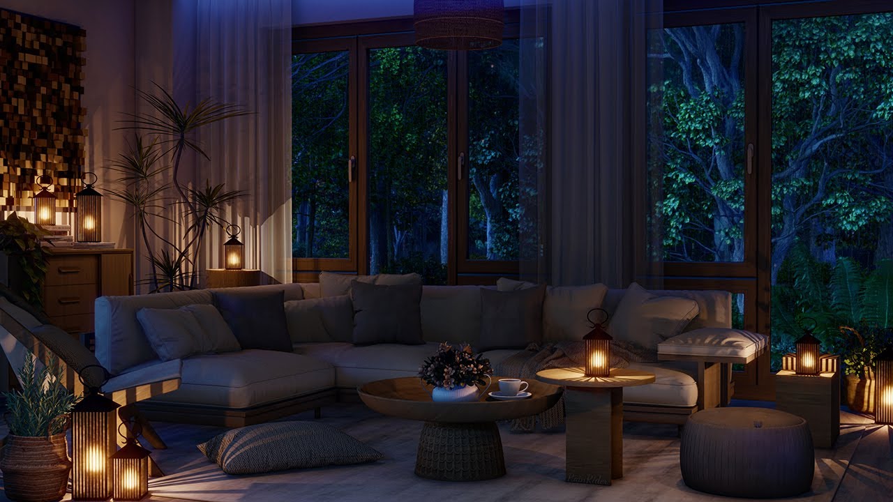 Rainy Night Ambience For Deep Sleep 🌧️ Relaxing Rain Sounds For Sleep ...