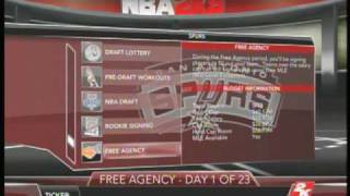 NBA 2K9 - Sign Free Agent LeBron James in 2010