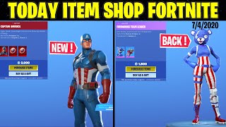 *New* Captain America Skin and Fireworks Team Leader Returns in Fortnite Item Shop Today