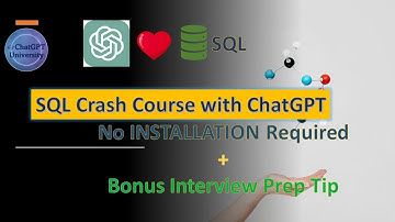 Getting Started with SQL using CHATGPT
