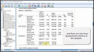 V11.2 - Mixed-Design (Split-Plot) ANOVA in SPSS