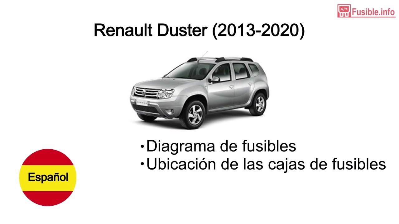 Diagrama de fusibles Renault Duster (2013-2020) - YouTube