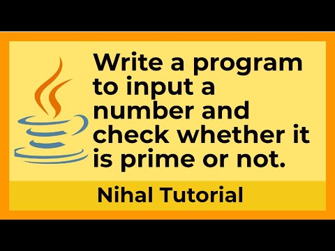 Write a Program to input a number and check whether it is prime or not. | Bluej | Java program