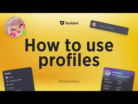 How to use profiles | Guilded tutorial