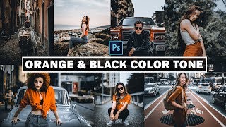 Orange and Black Color Grading in Photoshop - FREE CAMERA RAW PRESET screenshot 5