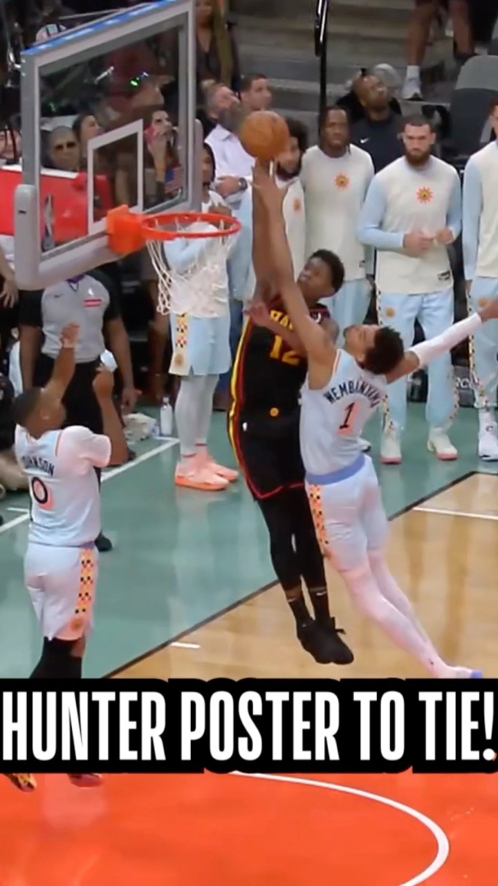 De’Andre Hunter’s POTENTIAL POSTER OF THE YEAR! ??|#Shorts