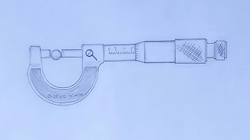 9th physics practical 1.3 - Screw gauge drawing - AH Easy Drawing - #screwgauge