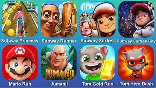 Subway Princess, Subway Runner, Subway Surfers, Subway Surfers City, Mario Run, Jumanji, Tom Gold... screenshot 3